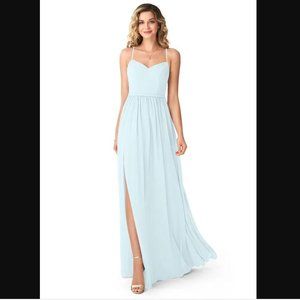 NWT - Azazie Shelly Bridesmaid Dress in Mist, Size A0